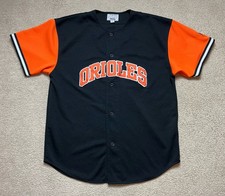 Vtg Starter Baltimore Orioles Jersey Baseball MLB 90s Embroidered Button Up XL