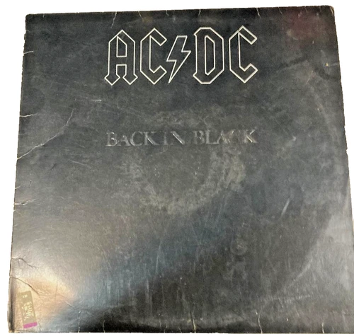 AC/DC Back in Black Vinyl LP Record (1980, Atlantic Records) SD 16018