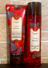 Bath  Body Works VIVA BRAZIL Hydrating Body Cream and Fine Fragrance Mist 2 SET