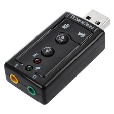 71 Channel USB External Sound Card Audio Adapter