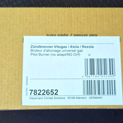 Viessmann Zündbrenner Vitogas Atola Rexola Herstellernr. 7822652 neu ovp
