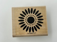 Stampin' Up Daisy Flower Wood Mounted Rubber Stamp for Card Making