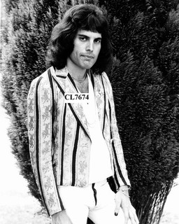 Freddie Mercury of the Rock Group Queen at Ridge Farm in Dorking Surrey Photo