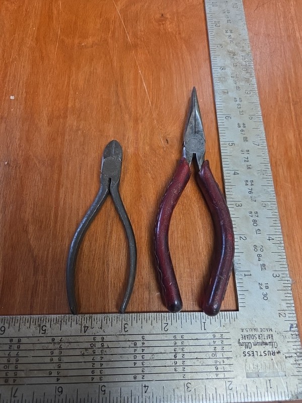 Vintage Klein Bell System Pliers, Linesman Logo Chicago IL, Vintage Tools