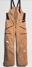 The North Face Tsirku GTX GORE TEX Womens XL 30  Waterproof Bibs Pant Almond New