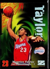 Maurice Taylor 1997-98 SkyBox Z-Force #145 Rave #244/399 Rookie Clippers