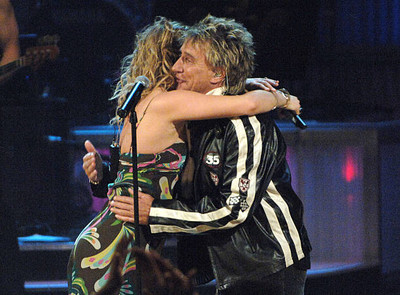 Joss Stone Rod Stewart at VH1 Save The Music A Concert To Benefit - Old Photo 1