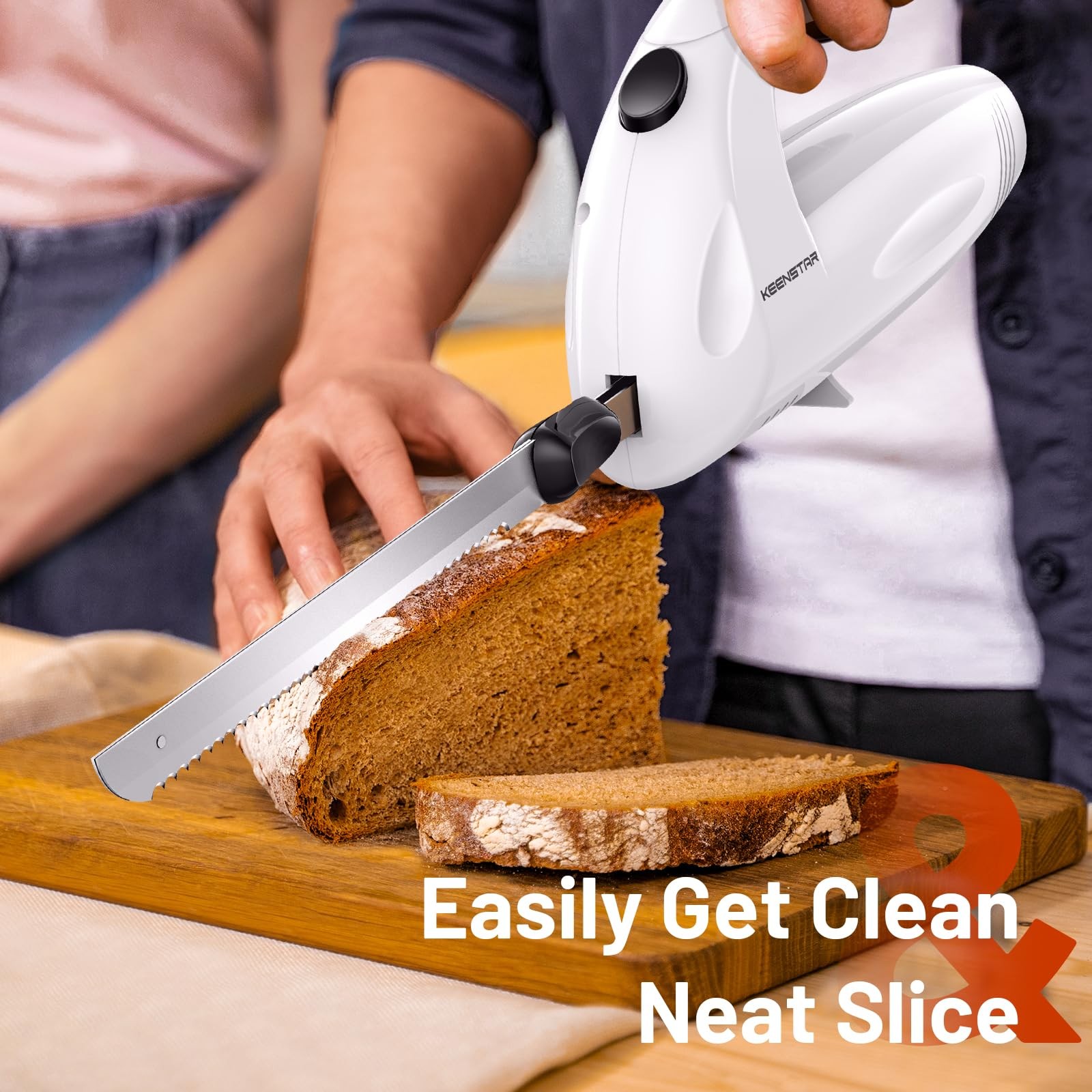 Electric Knife for Carving Meats, Poultry, Bread, Crafting Foam and More