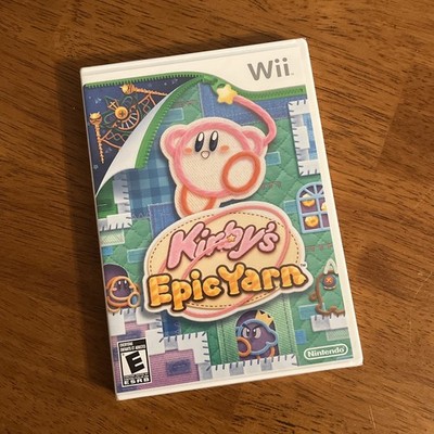 Kirby's Epic Yarn Nintendo Wii Brand New Factory Sealed Y-fold Mint Condition