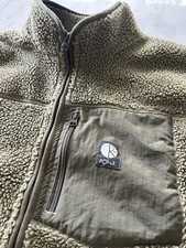 Polar Skate Co Kiki Fleece Jacket - Men’s Large - Khaki Green