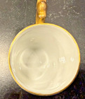 Antique Hand Painted Porcelain Demitasse Cup & Saucer Roses Gold Gilt — photo 7