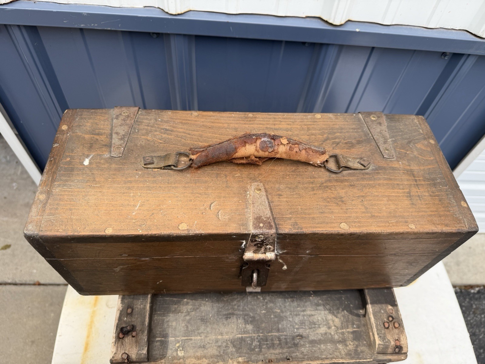 Antique Wood Handcrafted Tackle Box Mid 1900s Beautiful Craftsmanship ...