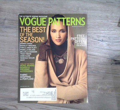 Vogue Patterns Magazine December 2014/January 2015 Sewing Fashion Designs