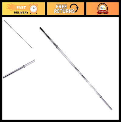 Standard Straight Barbell - 1'' Diameter Weightlifting Bar - Multiple Options Ava