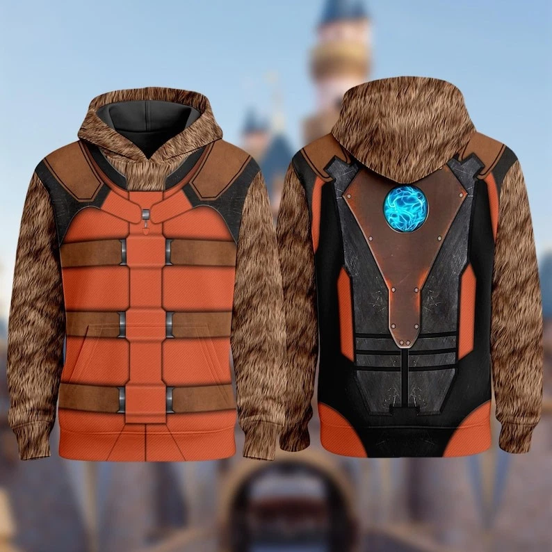 Guardian Of The Galaxy Rocket Raccoon Cosplay Costume Hoodie 3D Printed