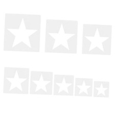 8 PCS Star Stencils Different Sizes, Stars Template Stencil, Large Star Stencil