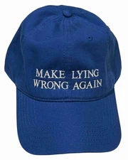 Make Lying Wrong Again Hat 2002 - Embroidered Adjustable Cap