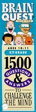 BRAIN QUEST: 1500 QUESTIONS AND ANSWERS TO CHALLENGE THE By Chris Welles Feder