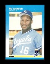 1987 Fleer Set-Break #369 Bo Jackson RC NR-MINT *GMCARDS*
