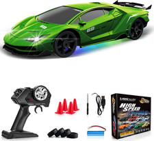 Coche de deriva RC 1:24 coche de control remoto 4x4 15 km/h coche deportivo de carreras de alta velocidad con