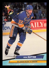 Ron Sutter #190 1992-93 Ultra St. Louis Blues Hockey