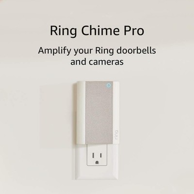 Ring Chime Pro 2nd Gen WiFi Extender & Smart Doorbell Chime B07WML2XTD NEW