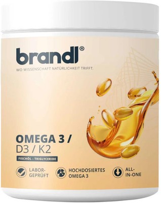 brandl Omega-3 D3 K2, 120 Softgels