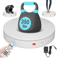 12.6In/32Cm Rotating Platform, 350Lbs Capacity Motorized Electric Turntable, Hea