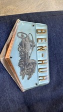 Ben-Hur Freezer Name Emblem Chariot Badge Pla...