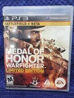 Medal of Honor Warfighter Limited Edition For Playstation 3 Cleaned & Tested