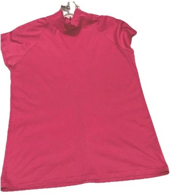 VTG 80s/90s Top KLOK Denmark elisabeth + jen Cotton Knit Mock Neck Women Size S?