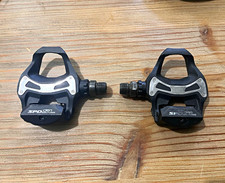 Shimano PD-R550 SPD-SL road clipless pedals 9/16in axle black/silver