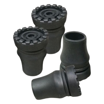 4x  Tips Enhanced Stability Cane Tips for Cane Trekking Pole