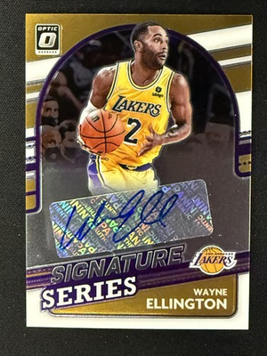#ad 2021 22 Panini Donruss Optic Signature Series Wayne Ellington #SS WEL AU $2.99