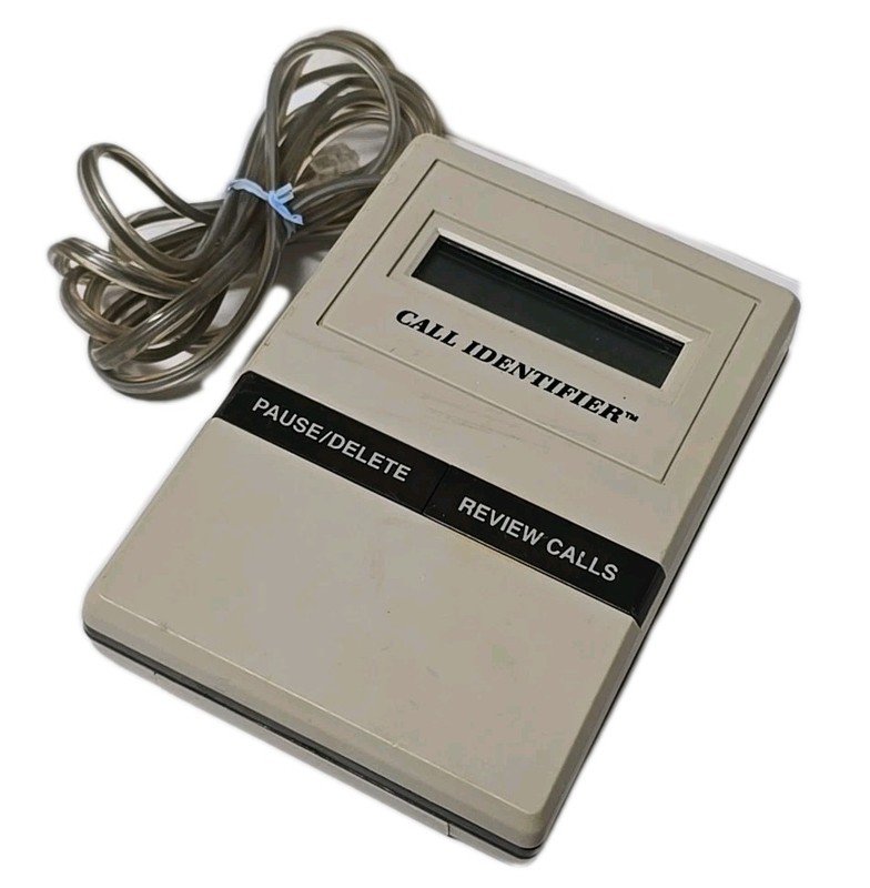 Caller ID Bell Atlantic Vintage Model 720 Pause Delete Review Calls