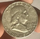 1954-D 50C Silver Franklin Half Dollar U.S. Silver Coin