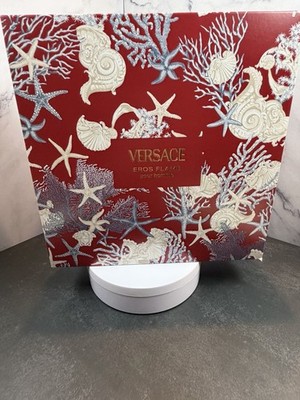 Versace Eros Flame Men's Fragrance Gift Set Spray Shower Gel 3.4 0.17 5.0 fl oz