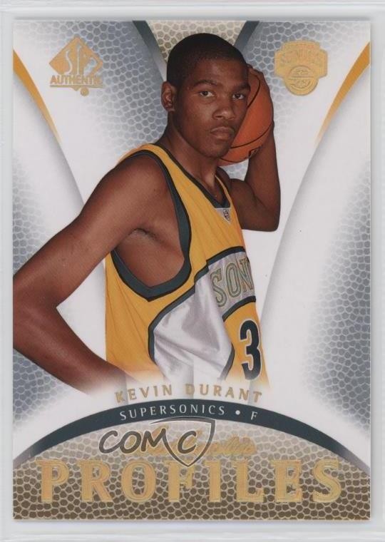 2007-08 SP Authentic Retail Profiles Kevin Durant #AP-13 Rookie RC y6z