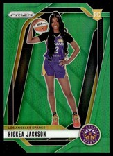 2024-25 Panini Prizm WNBA Green Rookie Rickea Jackson #144 A