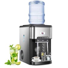 NUNET 3 in 1 Bullet Ice Maker Portable Ice/Ho...