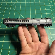 N Scale Baltimore & Ohio doodlebug Car Gray Silver 6005 bachmann runs clean 