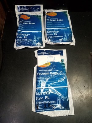7 Eureka Electrolux Style PL Upright Vacuum Bags, Bagged Uprights, Maxima Vac...