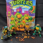 Vintage Playmates Mirage TMNT Collector Case with Mikey, Donnie, Raph, & Leo!