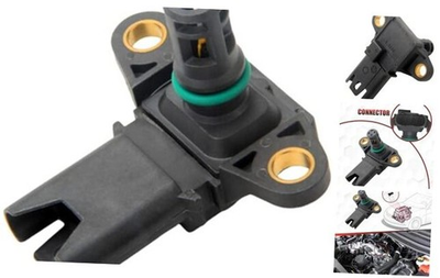 #ad #ad 13627551429 Manifold Absolute Pressure Sensor Compatible with 335i 335xi 530i $64.98