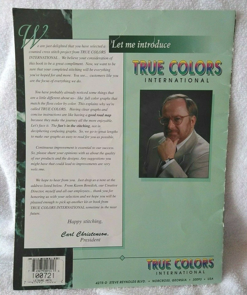 True Colors Wolves By Moonlight Counted Cross Stitch Pattern 1992 - Image 2 of 3