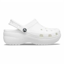 New CROCS Womens CLASSIC PLATFORM CLOG 206750-100 WHITE US W 5 - 8 TAKSE