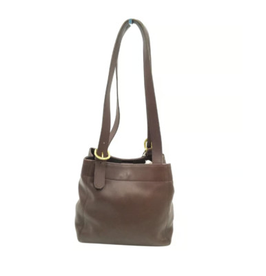 Coach E72 4157 Soho Chocolate Brown Vintage Buckle Detail Shoulder