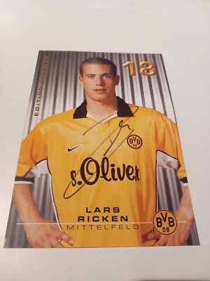 Signierte AK Lars Ricken Borussia Dortmund NEU