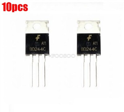10Pcs BD244C Transistor Pnp 100V 6A TO-220 yc