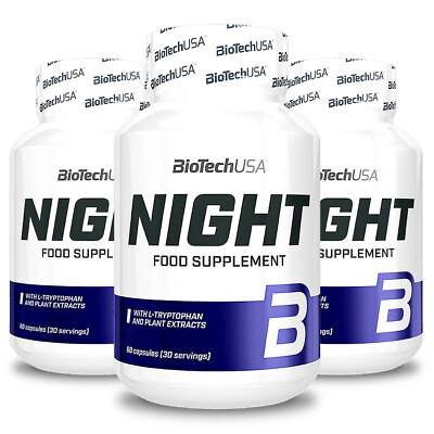 NIGHT - L-tryptophan, sauerkirsche und mutterkraut extrak, schlafhilfe sleep aid